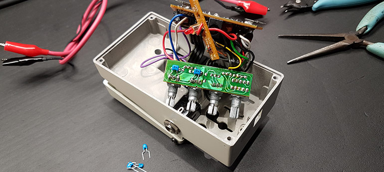 Service de modification de pédale d'effet de guitare, effect pedal mods